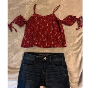 Cute tank top crop top